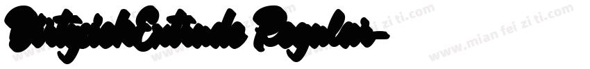 DirtysickExtrude Regular字体转换